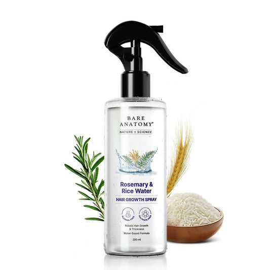 Bare Anatomy Rosemary & Rice Water Hair Growth Spray — Buy Online USA | Grab2Buy