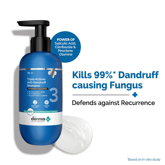 The Derma Co Triple Actives Anti-Dandruff Shampoo Grab2Buy The Derma Co Grab2Buy