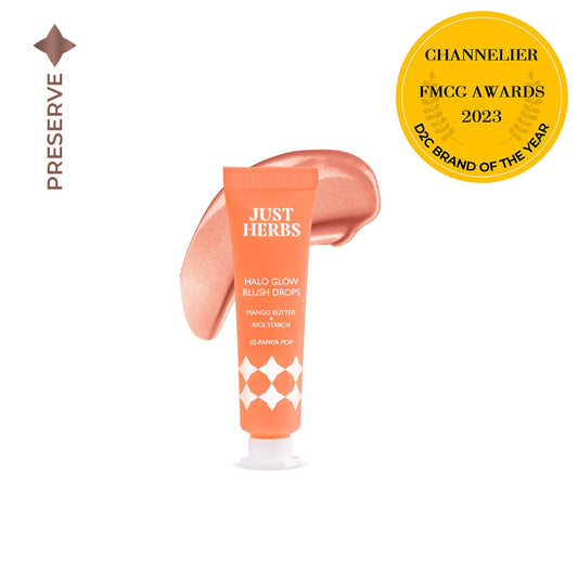 Halo Glow Blush Drops with Mango Butter & Rice Starch: Papaya Pop