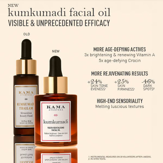 Kama Ayurveda Kumkumadi Youth-Revistalising Facial Oil - Grab2buy