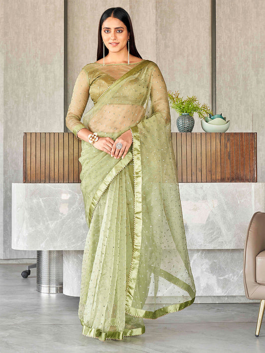 Tikhi Imli Sequinned Organza Grab2Buy