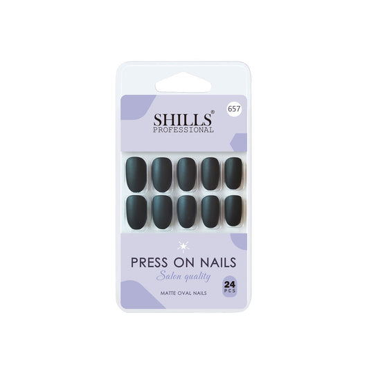 Shills Professional Reusable Press On Nails Oval - SPN657