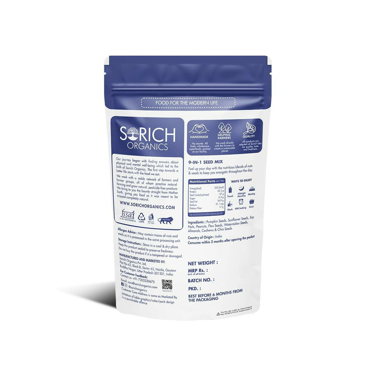 Sorich Organics 9 in 1 Seed Mix - Grab2buy