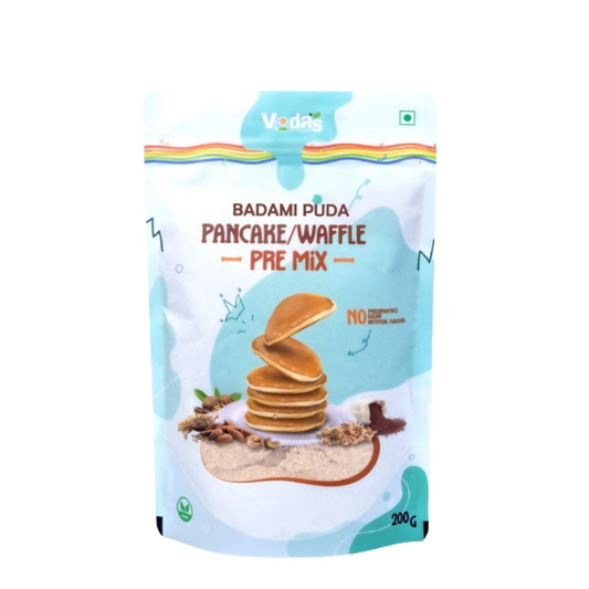 Vedas Kitchen Badami Puda Waffle/Pancake Premix Grab2Buy Vedas Kitchen Grab2Buy