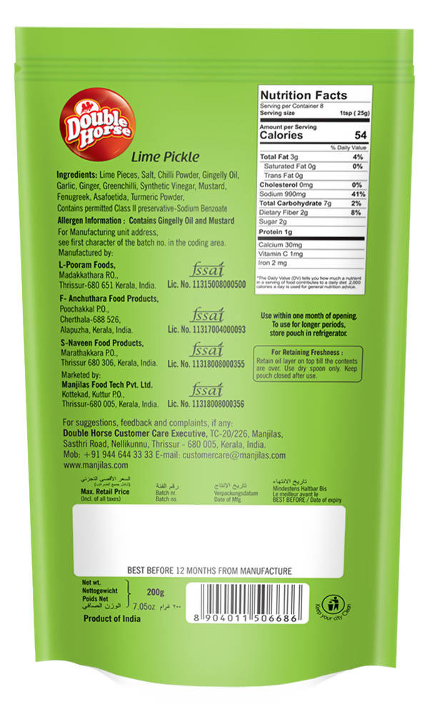 Double Horse Lime Pickle - Grab2buy