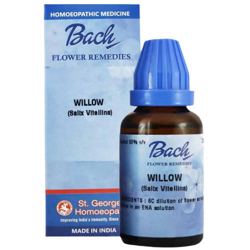 St. George’s Bach Flower Remedies Willow – Homeopathic Resentment & Forgiveness Flower Remedy