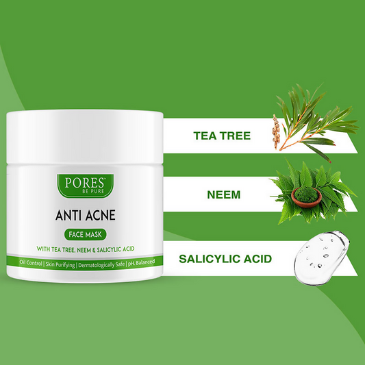 Pores Be Pure Anti Acne Face Pack With Salicylic Acid, Neem & Tea Tree Grab2Buy Pores Be Pure Grab2Buy