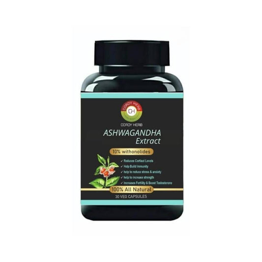 Cordy Herb Ashwagandha Extract Capsules - Grab2buy