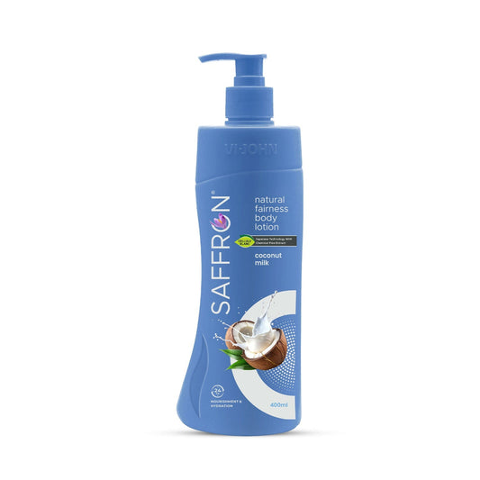VI-JOHN Saffron Natural Fairness Body Lotion Coconut Milk Deep Hydration & Radiant Glow For All Skin Types Grab2Buy VI-JOHN Grab2Buy