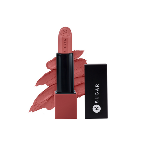 SUGAR Glide Peptide Serum Lipstick with Vitamin E - 02 Positano Peach