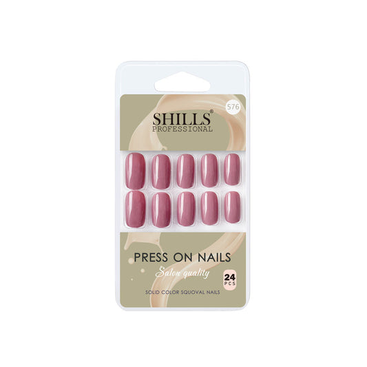 Shills Professional Reusable Press On Nails Square - SPN576