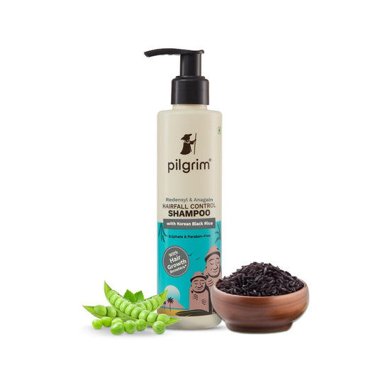 Pilgrim Redensyl & Anagain Hairfall Control Shampoo with Korean Black Rice - Grab2buy