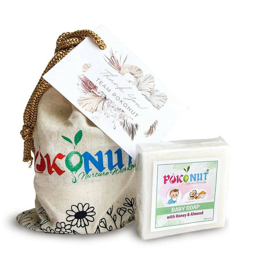 Pokonut Baby Soap With Honey & Almond - Grab2buy