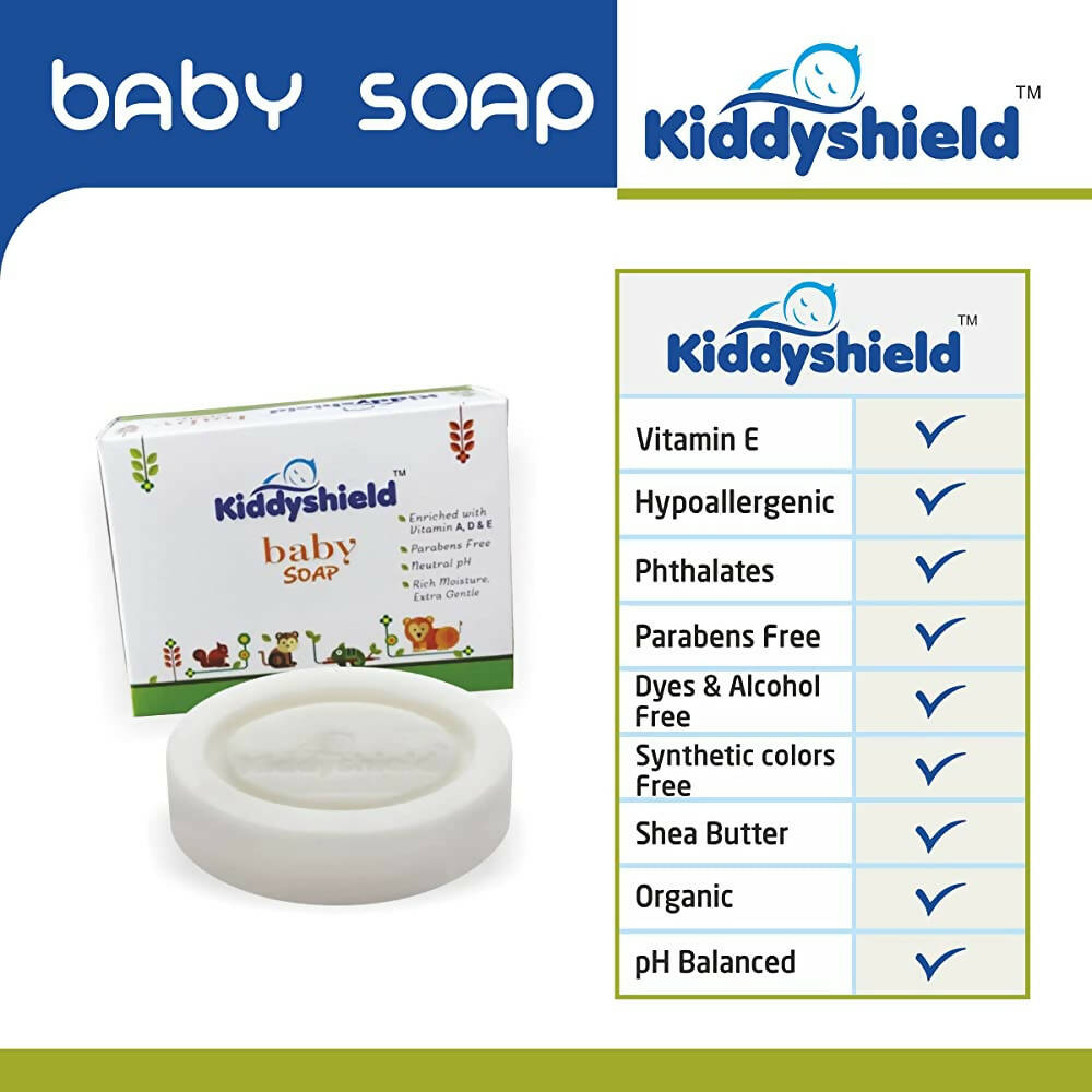 Kiddyshield Baby pH Balanced Soap for New Born & Kids - Grab2buy