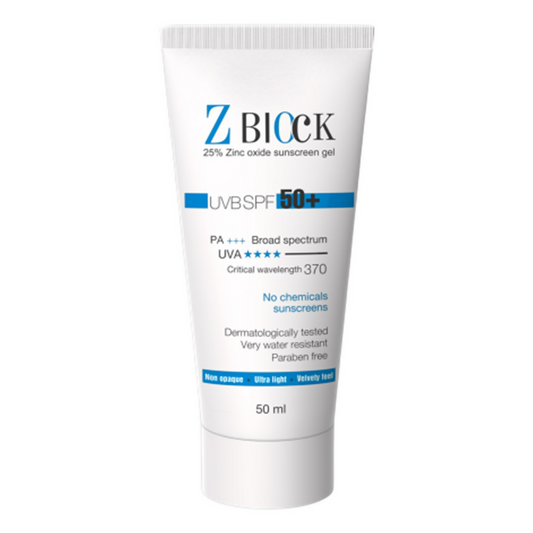 Z-Block 25% Zinc Oxide Sunscreen Gel E Mega Mart India