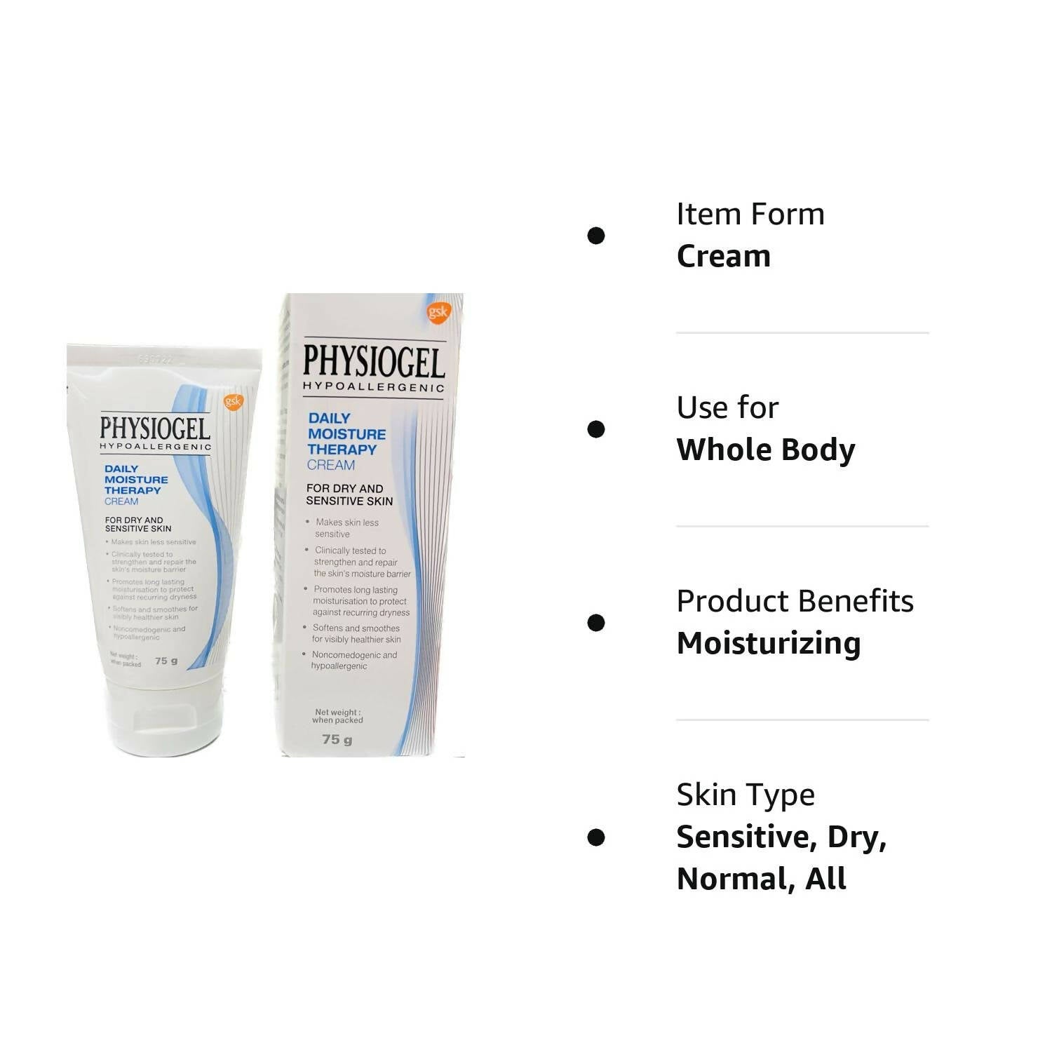 Physiogel Hypoallergenic Daily Moisture Therapy Cream - Grab2buy