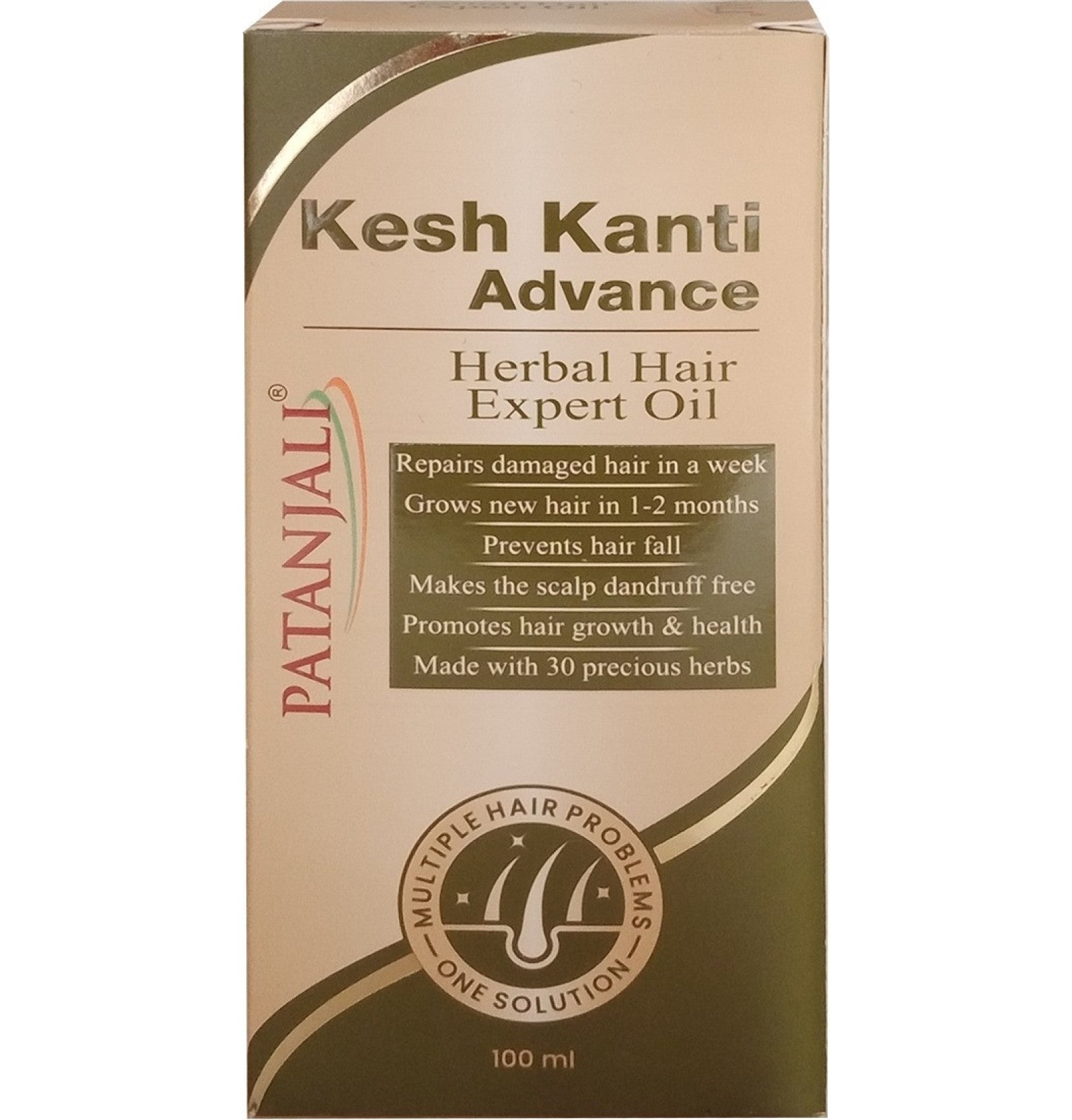 Patanjali Kesh Kanti Advanced Herbal Hair Expert Oil - Distacart