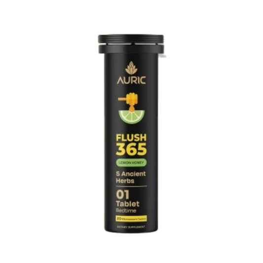 Auric Flush365 Tablets | Honey Lemon Flavour Grab2Buy Auric Grab2Buy