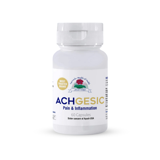 Achgesic | Supports Joint Flexibility & Pain Relief | 60 Capsules