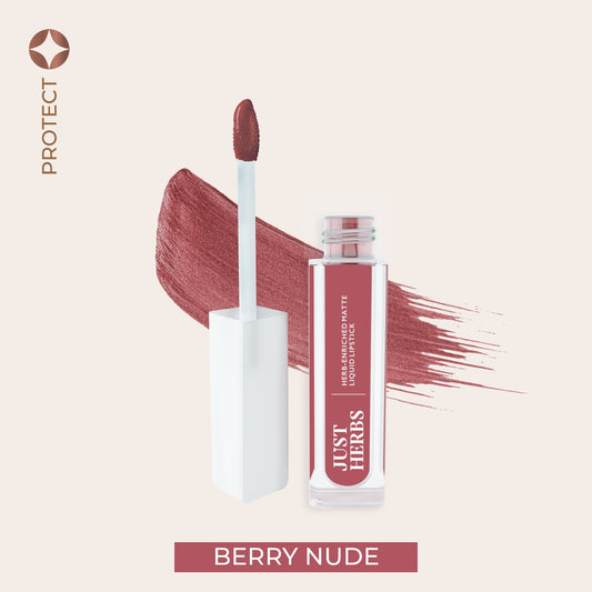 Herb-enriched Matte Liquid Lipstick - Berry_Nude_16
