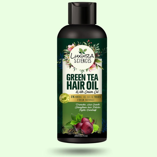 Luxura Sciences Green Tea Hair Oil with Onion Oil