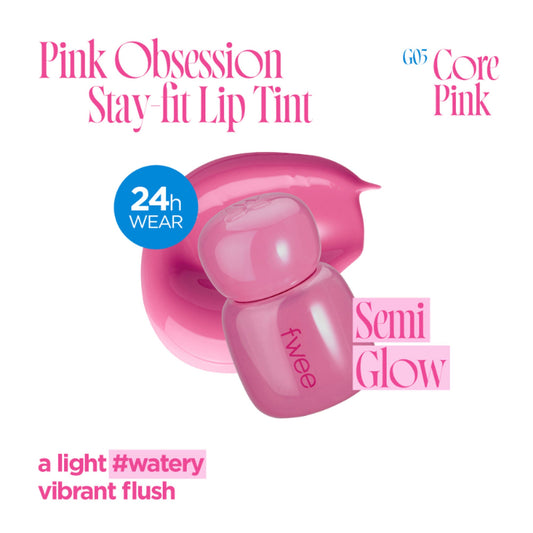 fwee Pink Obsession Stay-Fit Lip Tint - G05 Core Pink