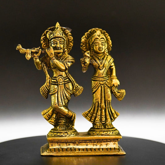 Radha Krishna Brass Idol | Grab2Buy