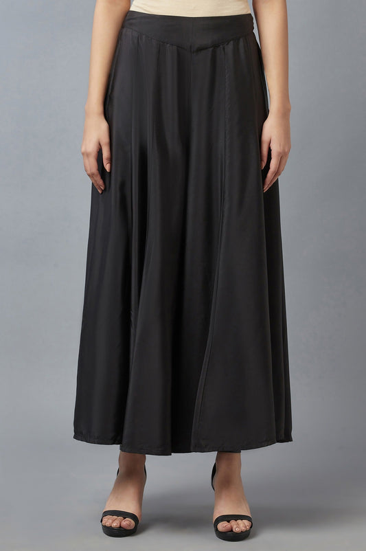 W for Woman Black Flared Skirt