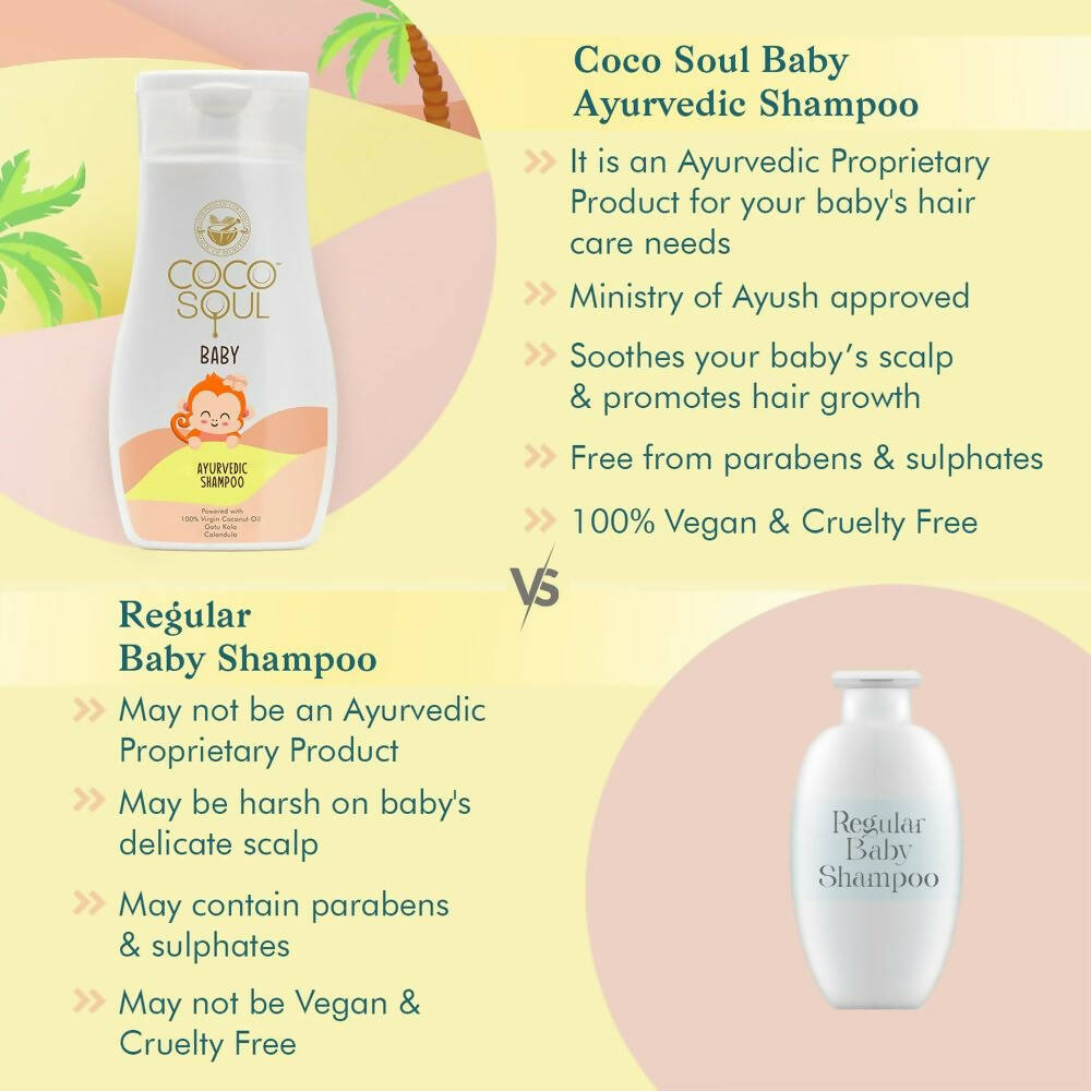 Coco Soul Baby Ayurvedic Shampoo - Grab2buy