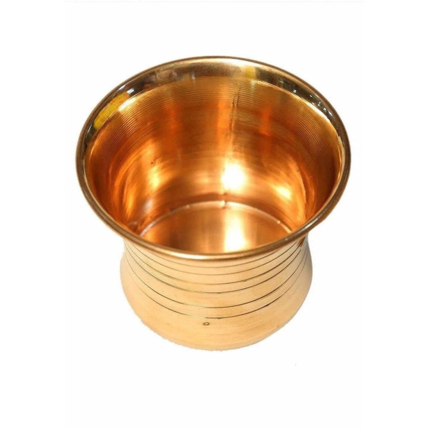 Indian Traditional Pancha Patra With Achamani -Pooja Pancha Patra - Grab2buy