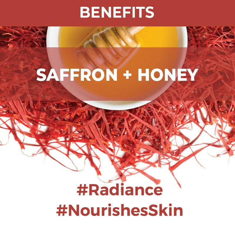 Nykaa Skin Secrets Indian Rituals Saffron + Honey Sheet Mask For Glowing & Moisturised Skin - Grab2buy