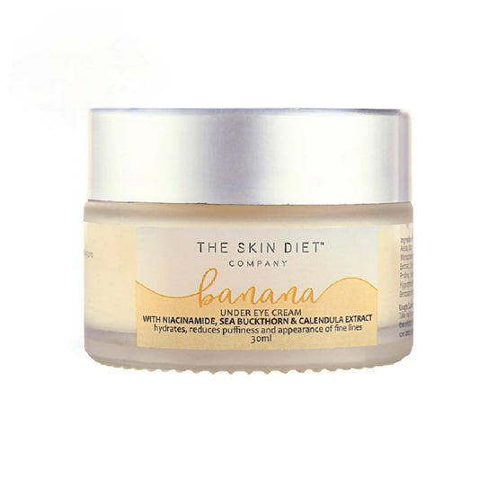 The Skin Diet Company Banana Brightening Under-Eye Cream - Dark Circles, Fine Lines with Niacinamide | Grab2Buy