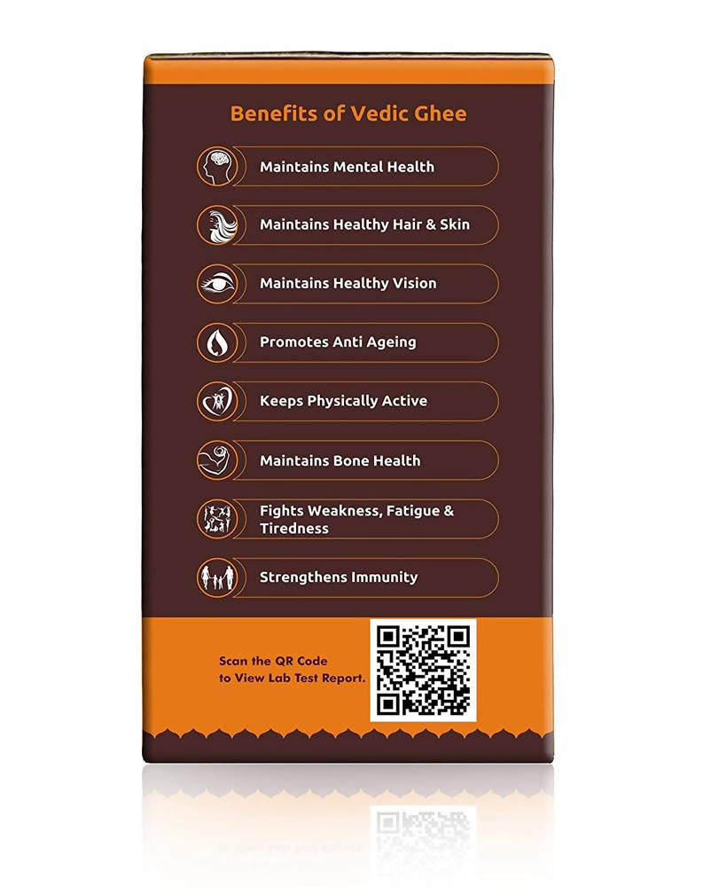 Vedic Ghee Gir Cow's Cultured A2 Ghee Benifits