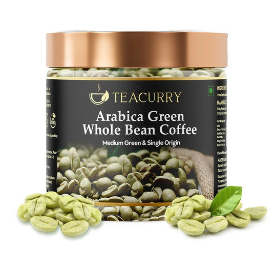 Teacurry Arabica Green Coffee Bean (Raw Whole Beans, 100% Arabica, Unroasted) - Grab2buy