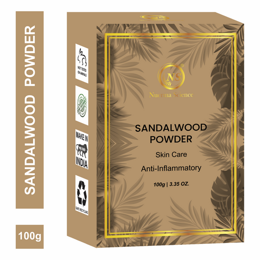 Nuerma Science Sandalwood(Chandan) Powder for De Tan, Glowing skin & Ageing Marks | Swadesiicart