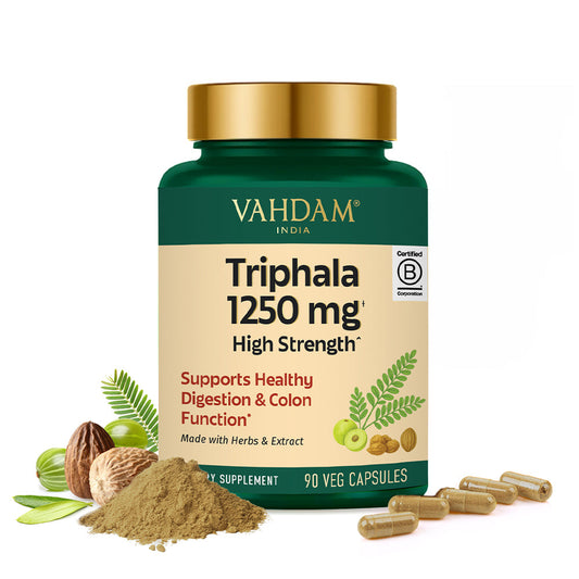 Triphala High Strength with Amla, Bibhitaki, Haritaki Extract