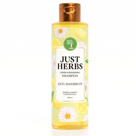 Anti Dandruff Shampoo | Lemon, Bhringraj & 12 Herbs