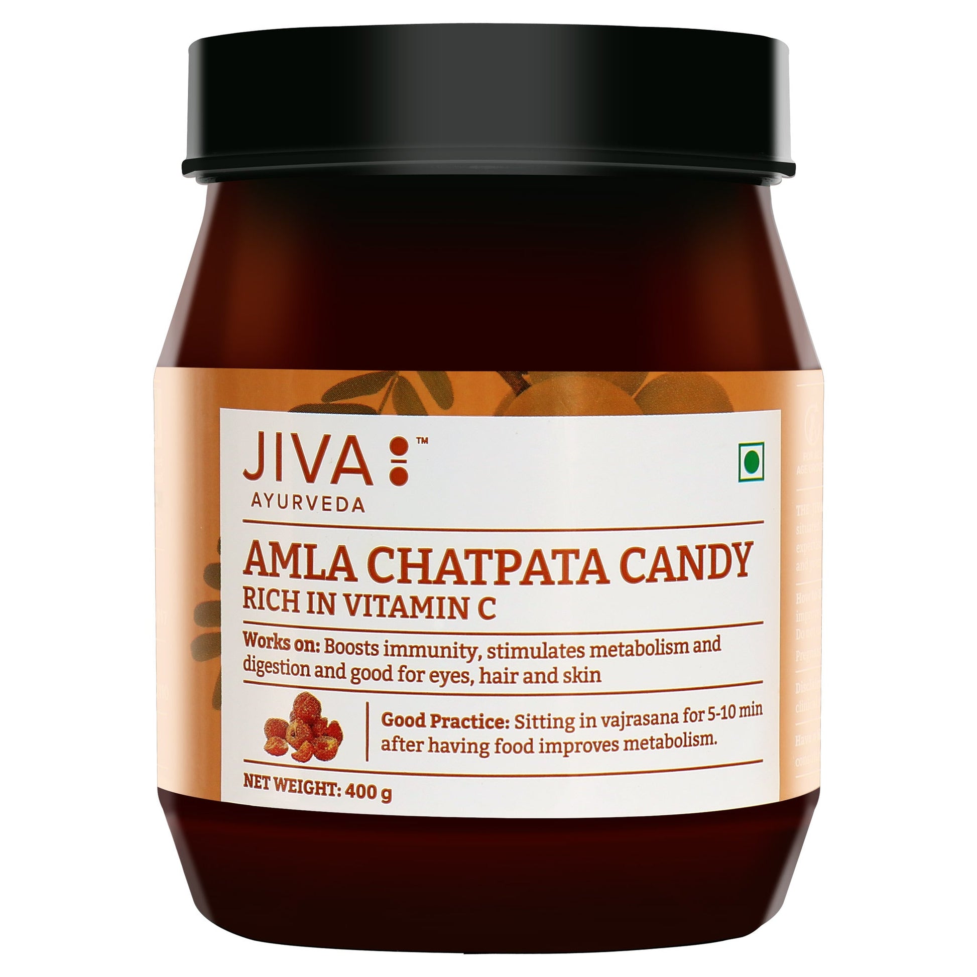 Jiva Ayurveda Chatpata Amla Candy - Distacart