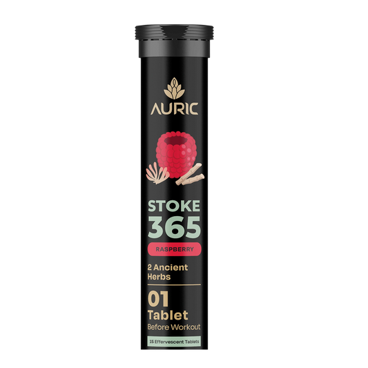 Auric STOKE365 Effervescent Tablets | Raspberry Flavour Grab2Buy Auric Grab2Buy