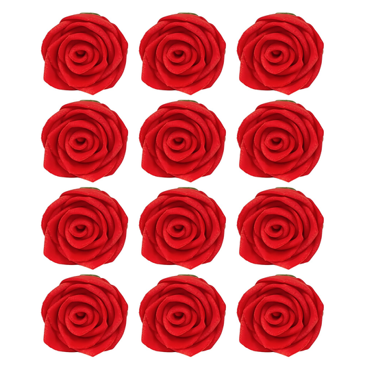 Confect Red Rose | Edible Sugar Roses Topper