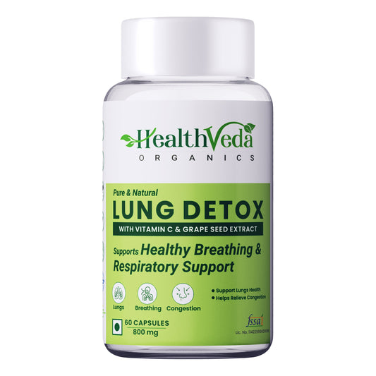 Health Veda Organics Lung Detox Veg Capsules Health Veda Organics