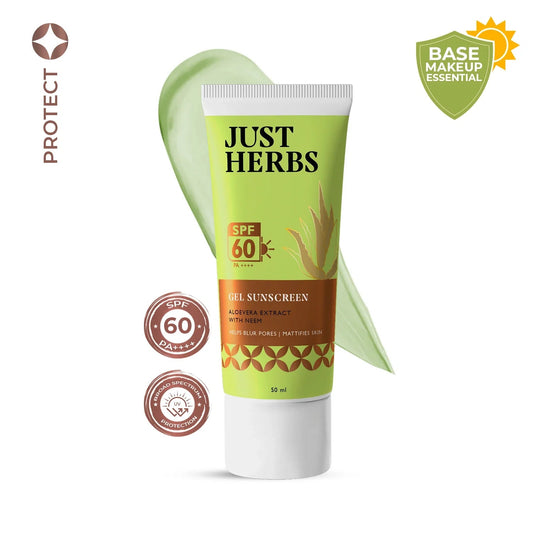 Gel Sunscreen with Neem & Aloe Vera | SPF 60 PA++++