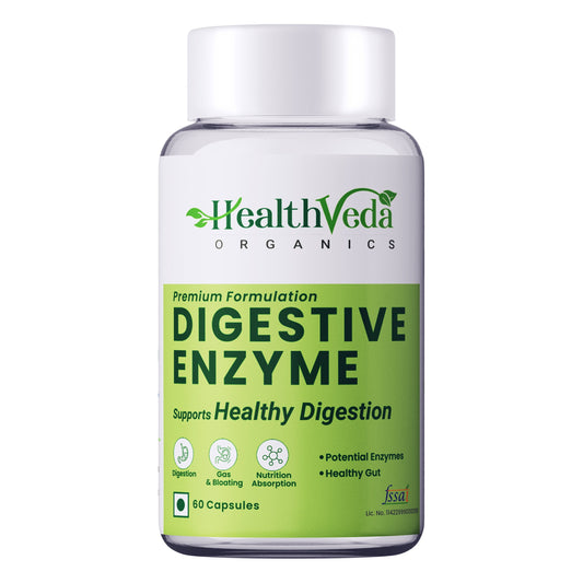 Health Veda Organics Digestive Enzyme Capsules | Grab2Buy