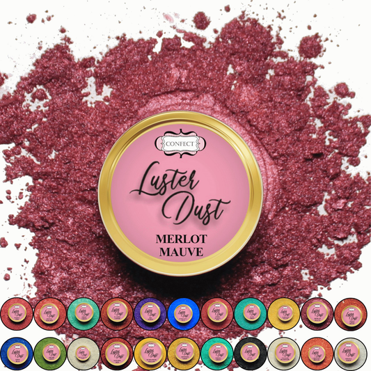 Confect Merlot Mauve | Edible Luster Dust