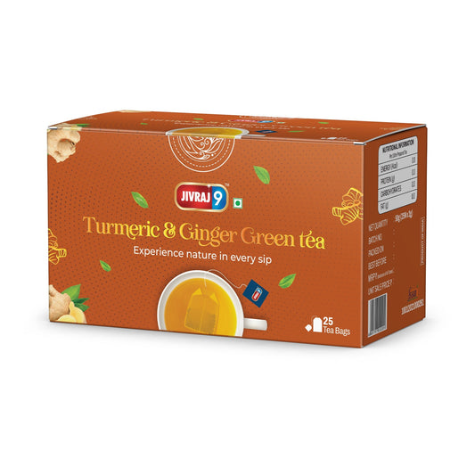 jivraj9 Tea Turmeric And Ginger Green Tea