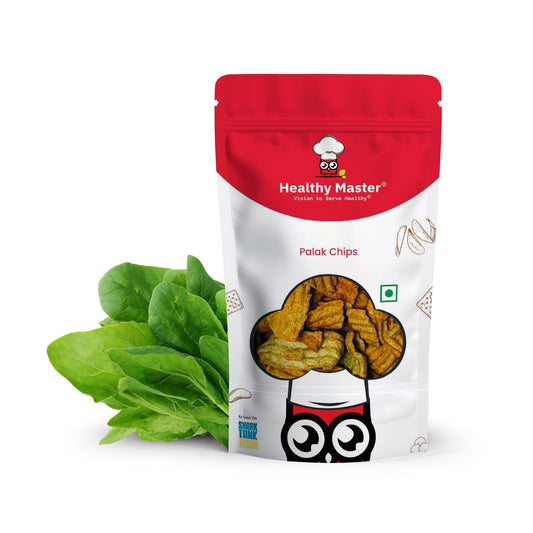 Healthy Master Light & Crispy Palak Chips | Spinach Chips | Grab2Buy