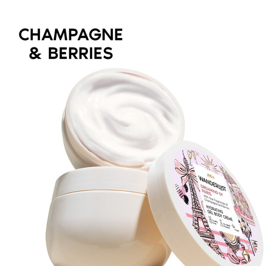 Wanderlust Dreaming Of Paris Hydrating Gel Body Creme With Champagne And Strawberry Grab2Buy Wanderlust Grab2Buy