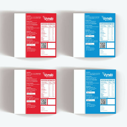 Vyndo Ragi Bhakhri Combo (Roasted Ragi Bhakhri + Masala Ragi Bhakhri) - Grab2buy