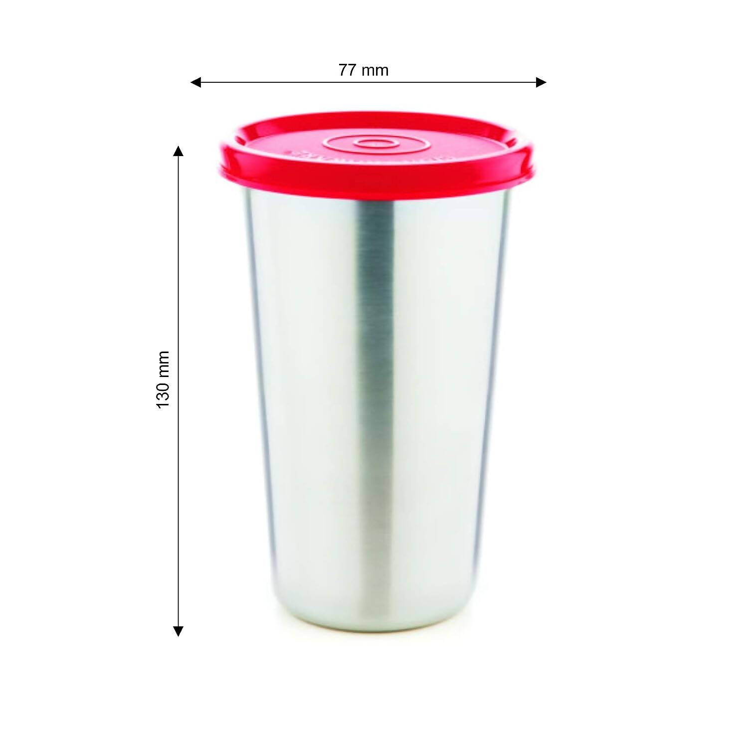 Signoraware Stainless Steel Tumbler with Lid - 370ml - Grab2buy