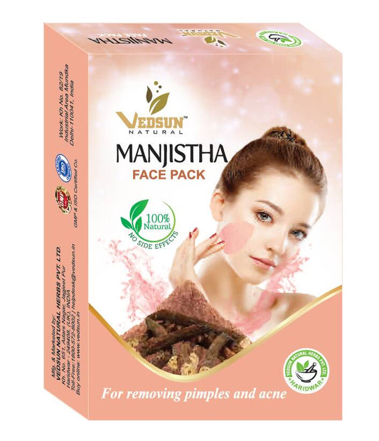 Vedsun Naturals Manjistha Face Pack Grab2Buy Vedsun Grab2Buy